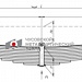 Рессора передняя для ЗиЛ 130, 4502, 555 11 листов