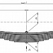 Передняя рессора ГАЗ-53, 53А, 53Ф, 3307, 3309, САЗ-536, CA3-3502, КАВЗ-685, КАВЗ-685С 12--листовая