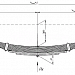 Задняя рессора Прицеп 27156 9-листовая