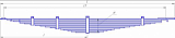 Рессора для а/м пр-ва Камского АЗ мод.4925 передняя (18 листов)     4925-2902012-10