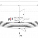 Передняя рессора прицепа 2ПТС-6М 4-х листовая