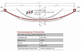 Лист №1 Рессора задняя для ВИС 23460